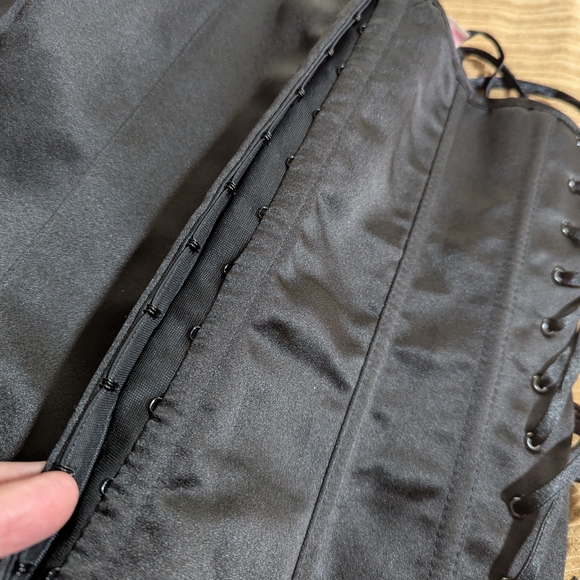 Vintage Black Corset by Shirley of Hollywood - Picture 3 of 7